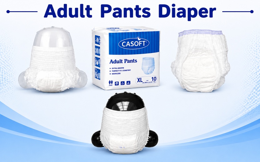 Adult pants diaper product range