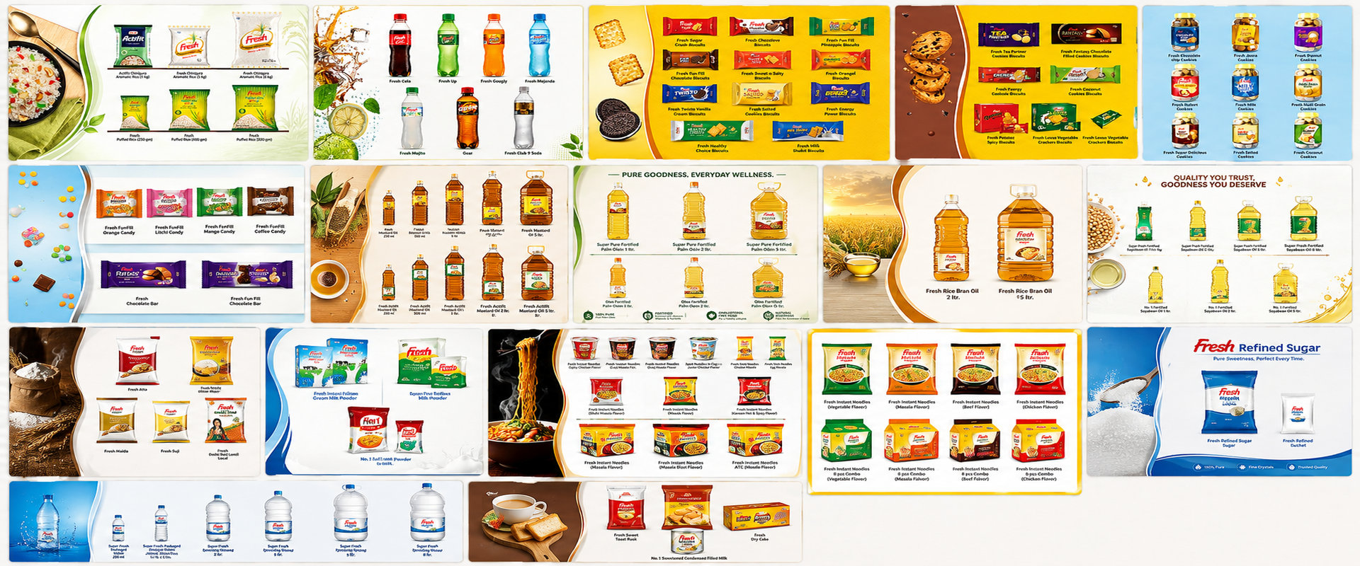 Food Items product range